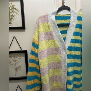 EUC Striped Multicolor Women's Sweater